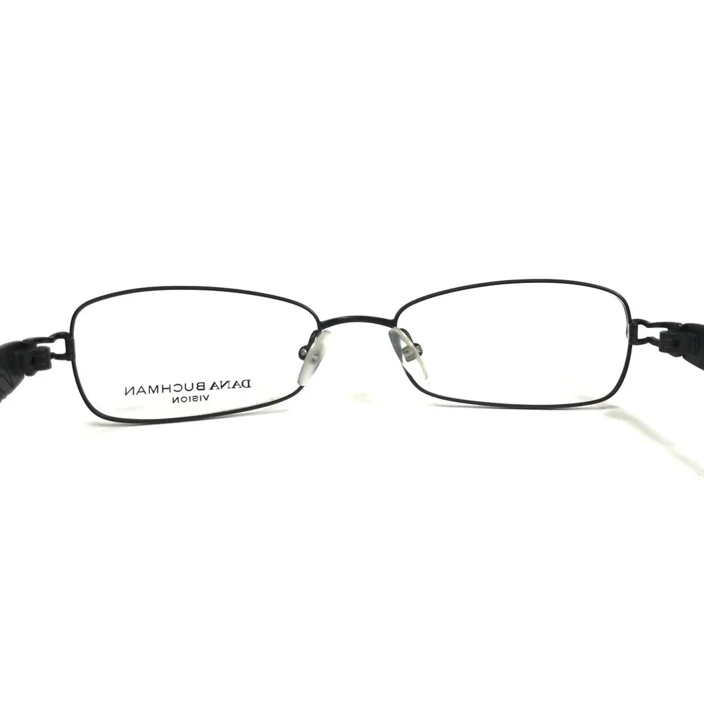 Dana Buchman Eyeglasses Frames YASMIN BK Black Gold Rectangular 50-16-130